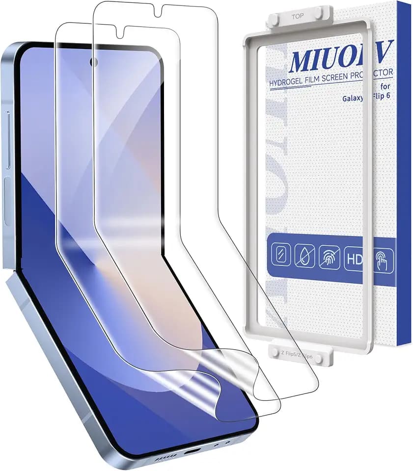 2 Pack for Samsung Galaxy Z Flip 6 Screen Protector Easy to Install