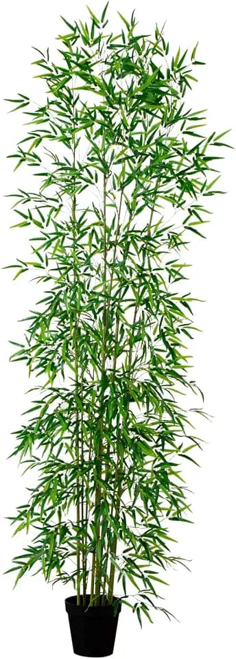 Nearly Natural 10ft. Artificial Green Bamboo Tree