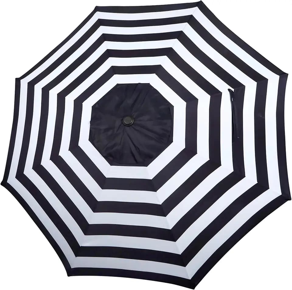 Blissun 9ft Patio Umbrella Replacement Canopy, Market Umbrella Top, Outdoor Table Umbrella Canopy for 8 Ribs, Canopy Only