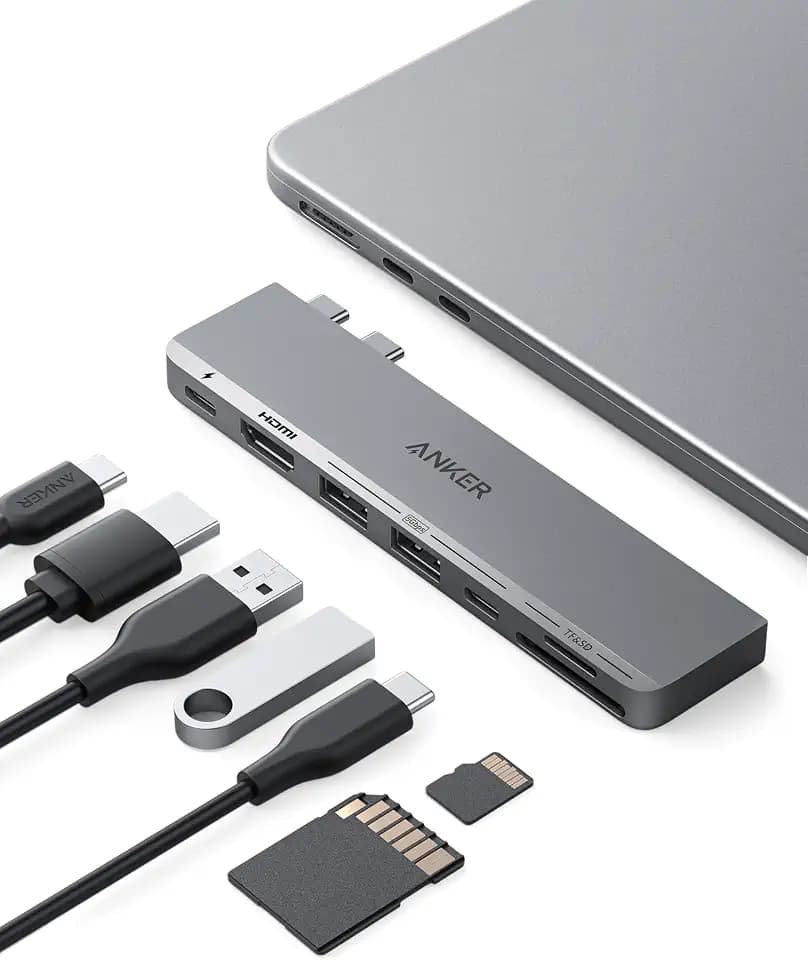 Anker 547 USB-C Hub (7-in-2) mit 4K HDMI Display für MacBook