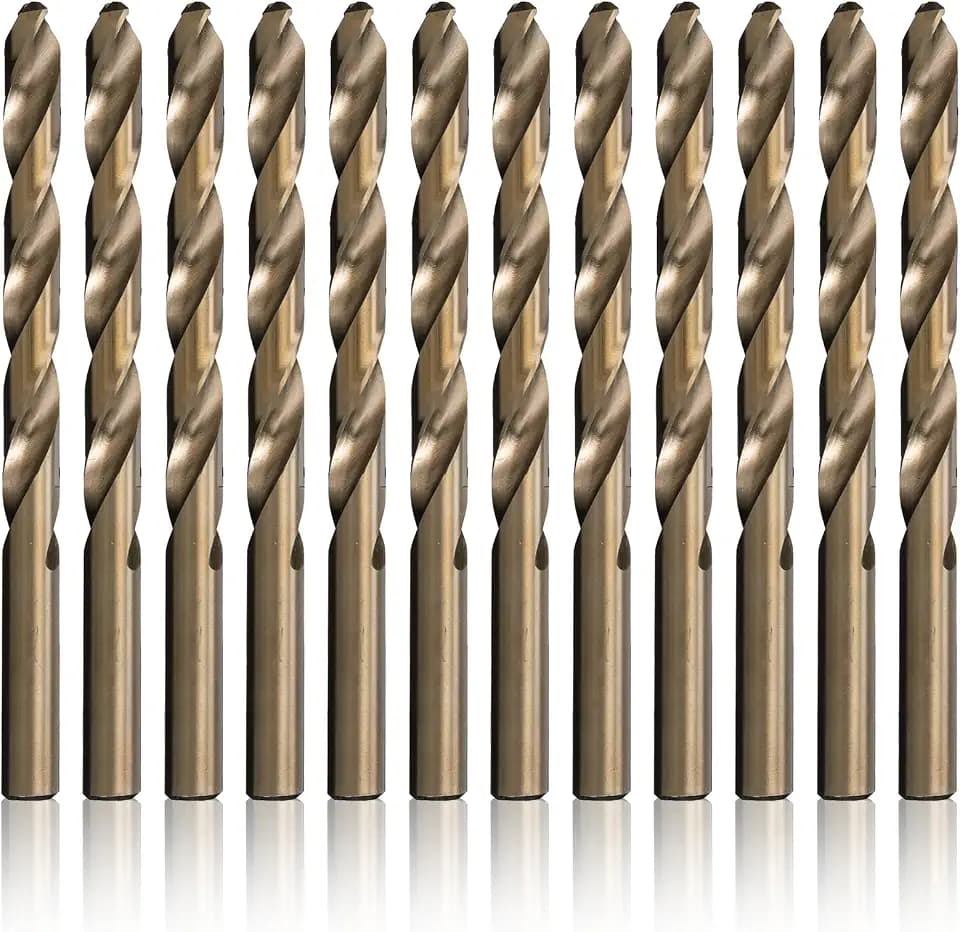 Drill America 5/16" Cobalt Heavy Duty Drill Bit (Pack of 12), D/ACO Series