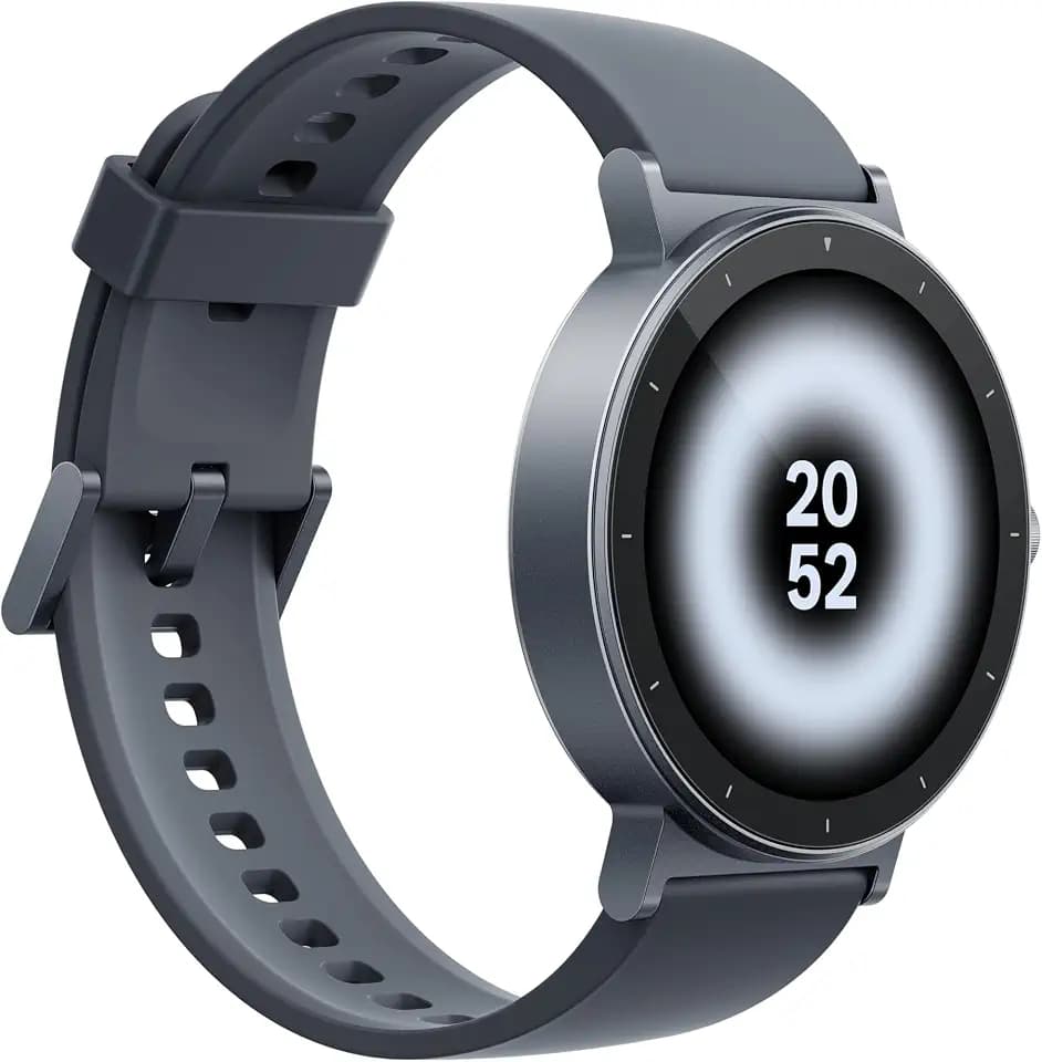 realme Watch S5 Smartwatch, 1,43" AMOLED-Display, integriertes GPS, 20-Tage-Akkulaufzeit, 110 Sportmodi, 5ATM, Bluetooth-Version 5.4, Gesundheitsmonitoring, leicht und komfortabel, Rock Grey