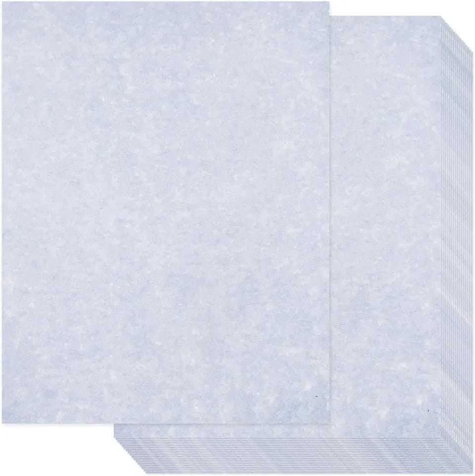 Epakh 300 Pcs Old Age Parchment Paper 8.5 x 11 Inch Standard Letter Vintage Colored Old Parchment Double Side Printing Paper (Blue)