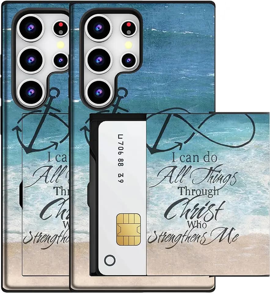 for Samsung Galaxy S25 Ultra Case (Black Bible Verses)