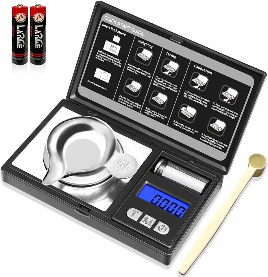 THINKSCALE Digital Milligram Scale, 50g/0.001g Powder Scale with Cal Weight
