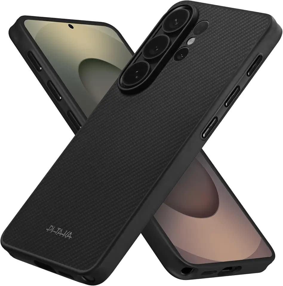 pitaka Vollschutzhülle für Galaxy S26 Ultra aus Aramidfaser Schwarz/Grau