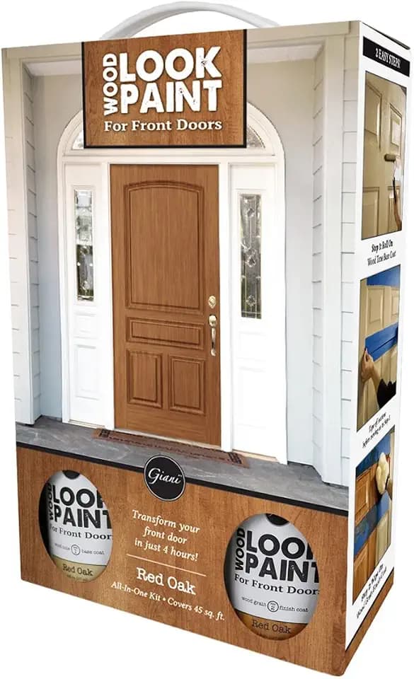 Giani Wood Look Paint Kit for Front & Interior Doors (Red Oak)