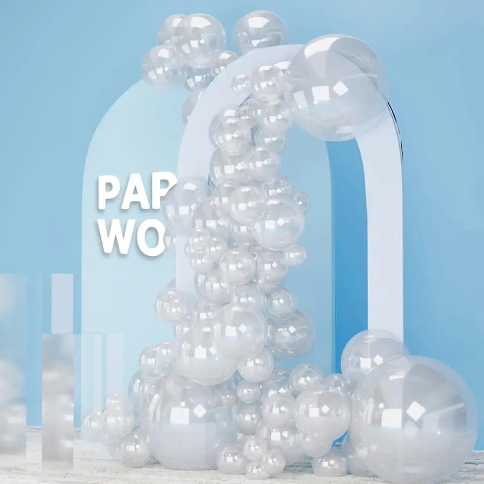 PartyWoo Clear Balloons 85pcs Different Sizes of 18 12 10 5 Inch