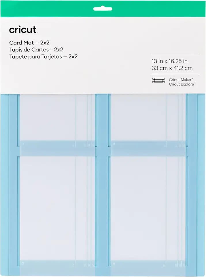 Cricut Card Mat 2x2, Reusable, Non-Slip Craft Mat