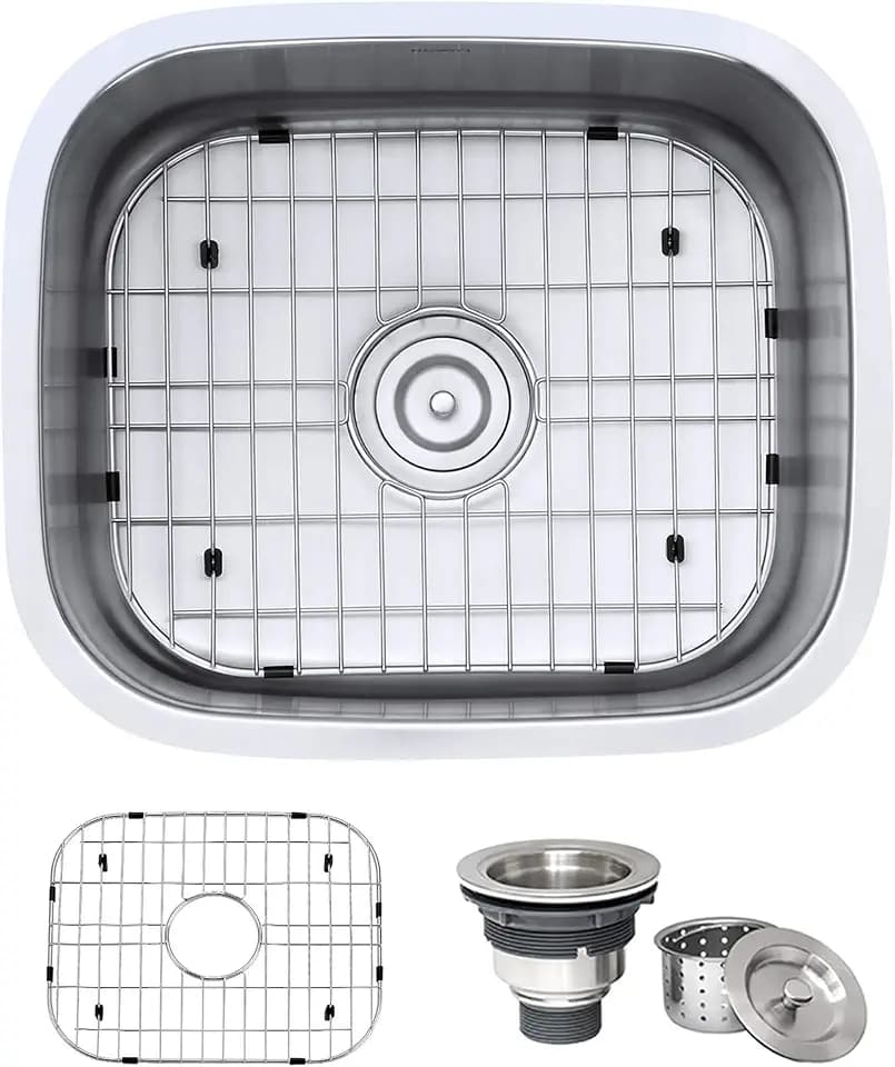 Ruvati 21-in 16-Gauge Stainless Undermount Bar Sink - RVM4131