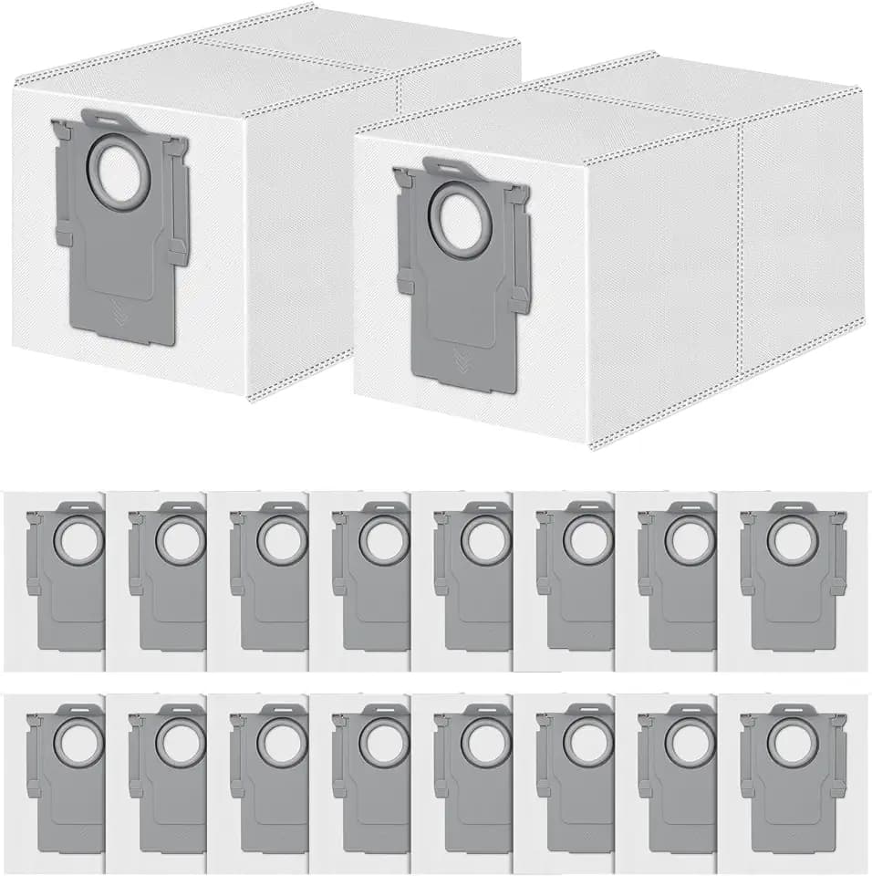 18 Pack Dust Bag for Roborock Qrevo S Pro/QV 35A/Edge 2/3 Pro/Saros 10R/20