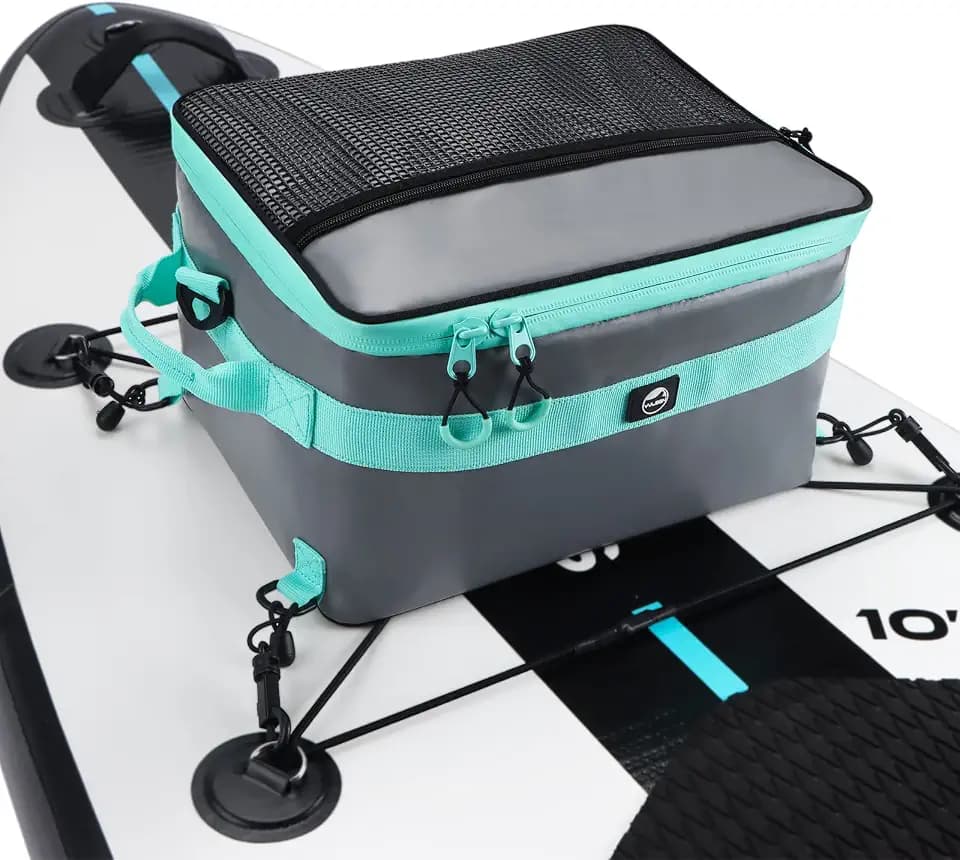 YVLEEN Paddle Board Cooler, Waterproof SUP Cooler Bag with Mesh Pocket