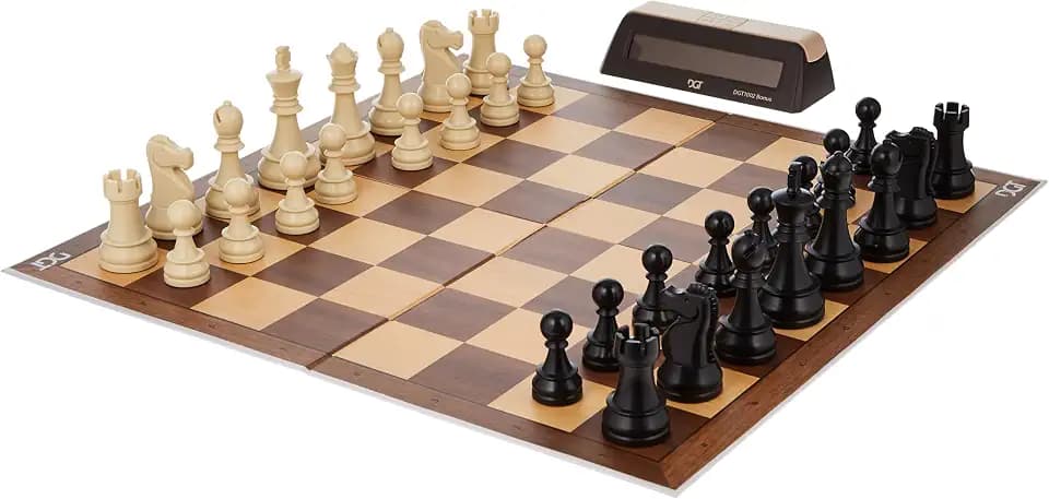DGT Chess Starter Box Brown with Foldable Board