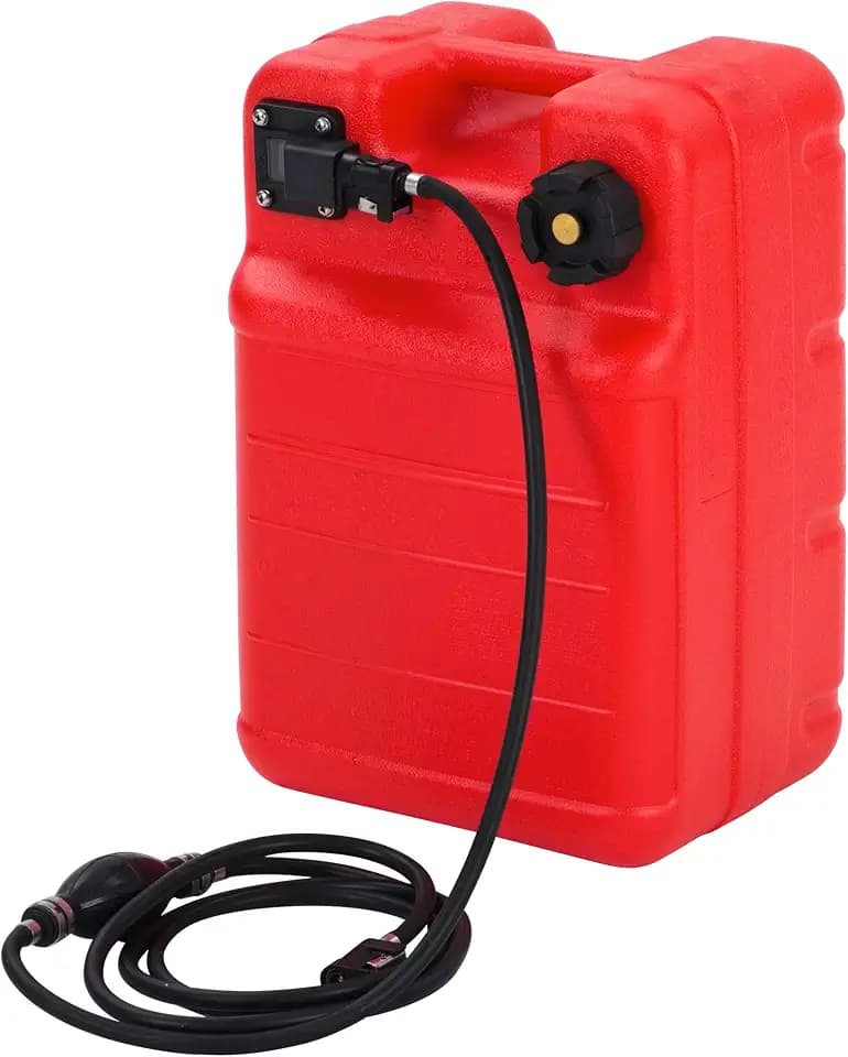 Marine Tank, 6 Gallon Marine Portable Tank Outboard Marine Boat Tank With Line, I-Shaped Handle, Easy to Carry