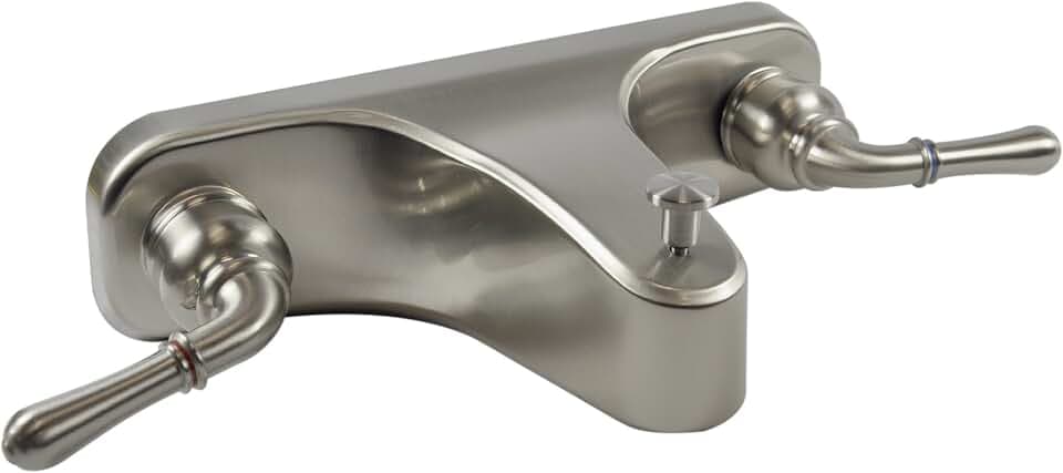 Danco Mobile Home Center-Set Tub/Shower Faucet, 8 in, Brush Nickel (10883X)
