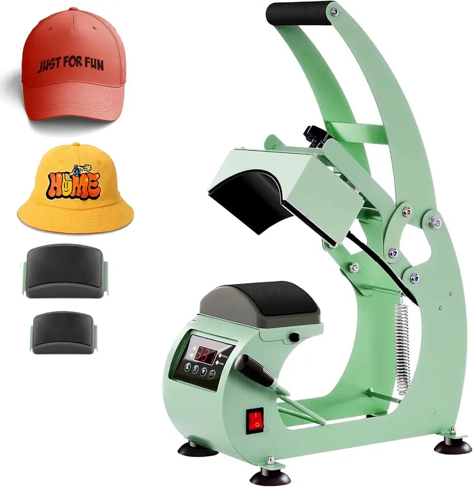 Hat Press, Hat Heat Press Machine for Caps with 2 Platens