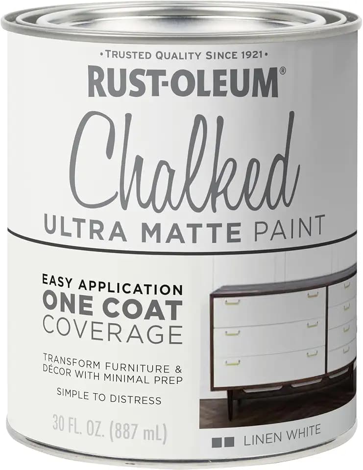 Rust-Oleum Chalked All-in-One Ultra Matte Linen White Spray Paint