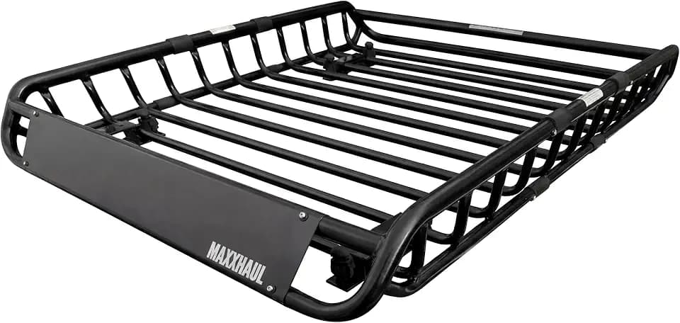 MaxxHaul 70115, Dachgepäckträger für Dachgepäckträger, 116,8 x 91,4 x 11,4 cm, Stahlkorb, Gepäckhalter für SUV und Pick-Up-Trucks - 68 kg. Kapazität