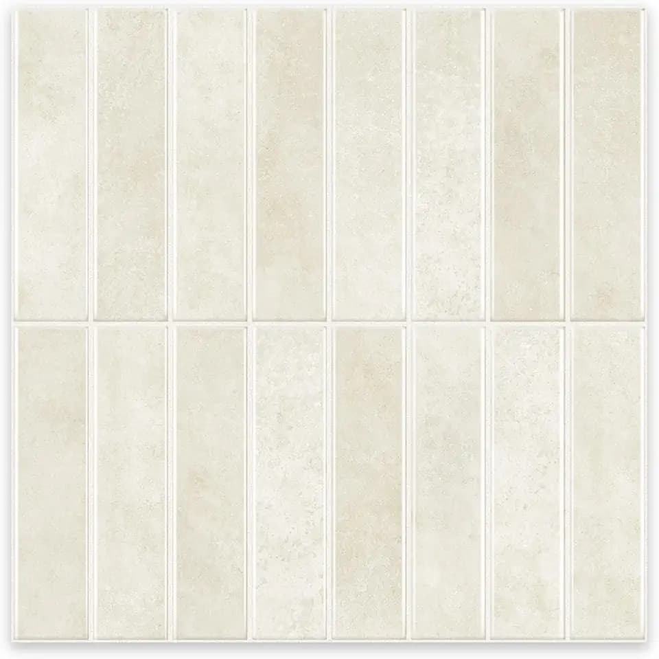 10 Sheets Thicker Design Peel and Stick Backsplash, Self Adhesive Wall Tiles, Stick on Backsplash for Kitchen and Bathroom, 11.8"x11.8",Beige