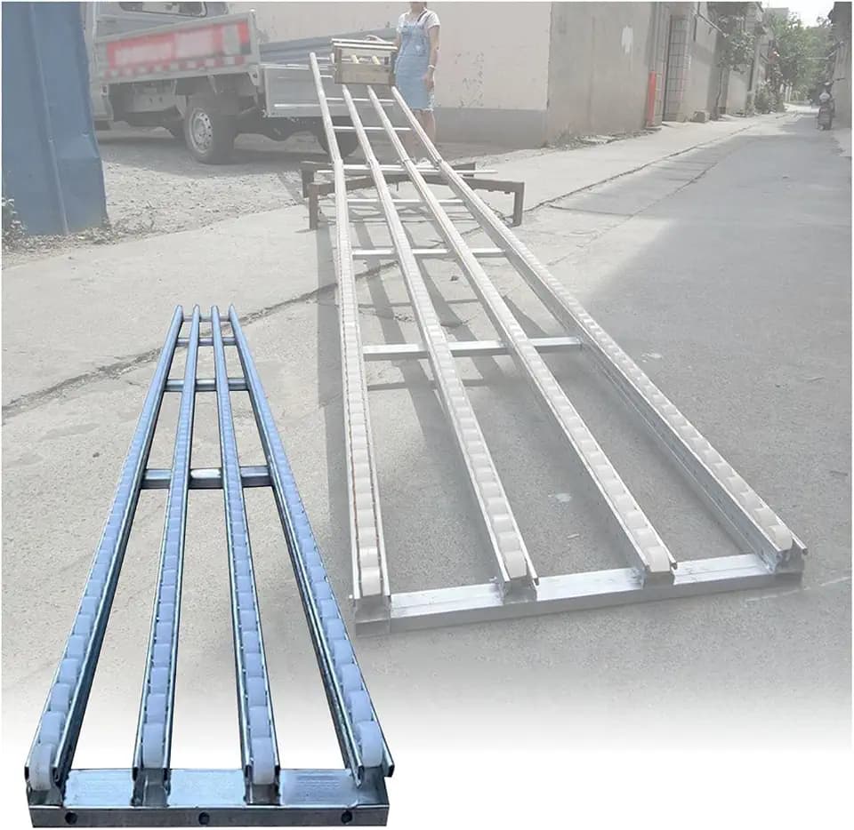 Conveyor Roller for Werehouse Unload,Foldable Unpowered Conveyor Belt Table