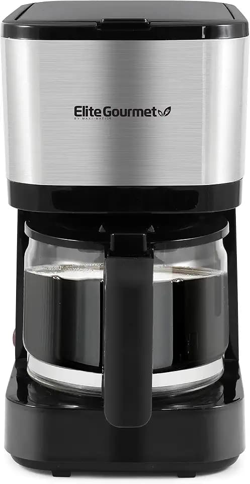 Elite Gourmet EHC9420 Automatic 5-Cup Drip Coffee Maker, Pause N Serve