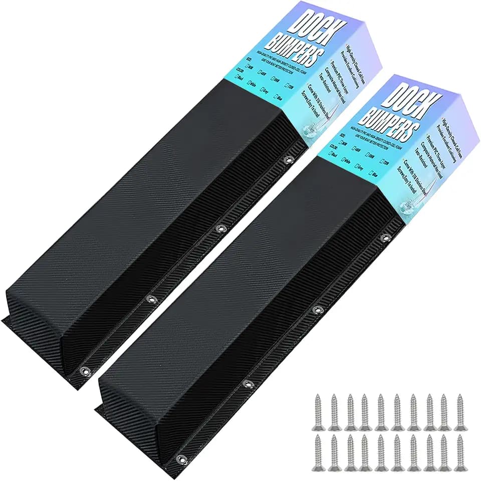 Boat Dock Bumpers, 17"/36"/48"/58"/72" Dock Fenders Bumpers, Dock Pole Bumpers, Piling Bumpers Marine for Dock Edging, Piling, Horizontal Deck, Vertical Poles, or Pier Fenders