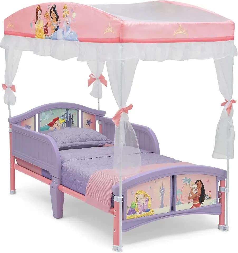 Delta Children Canopy Toddler Bed, Disney Princess
