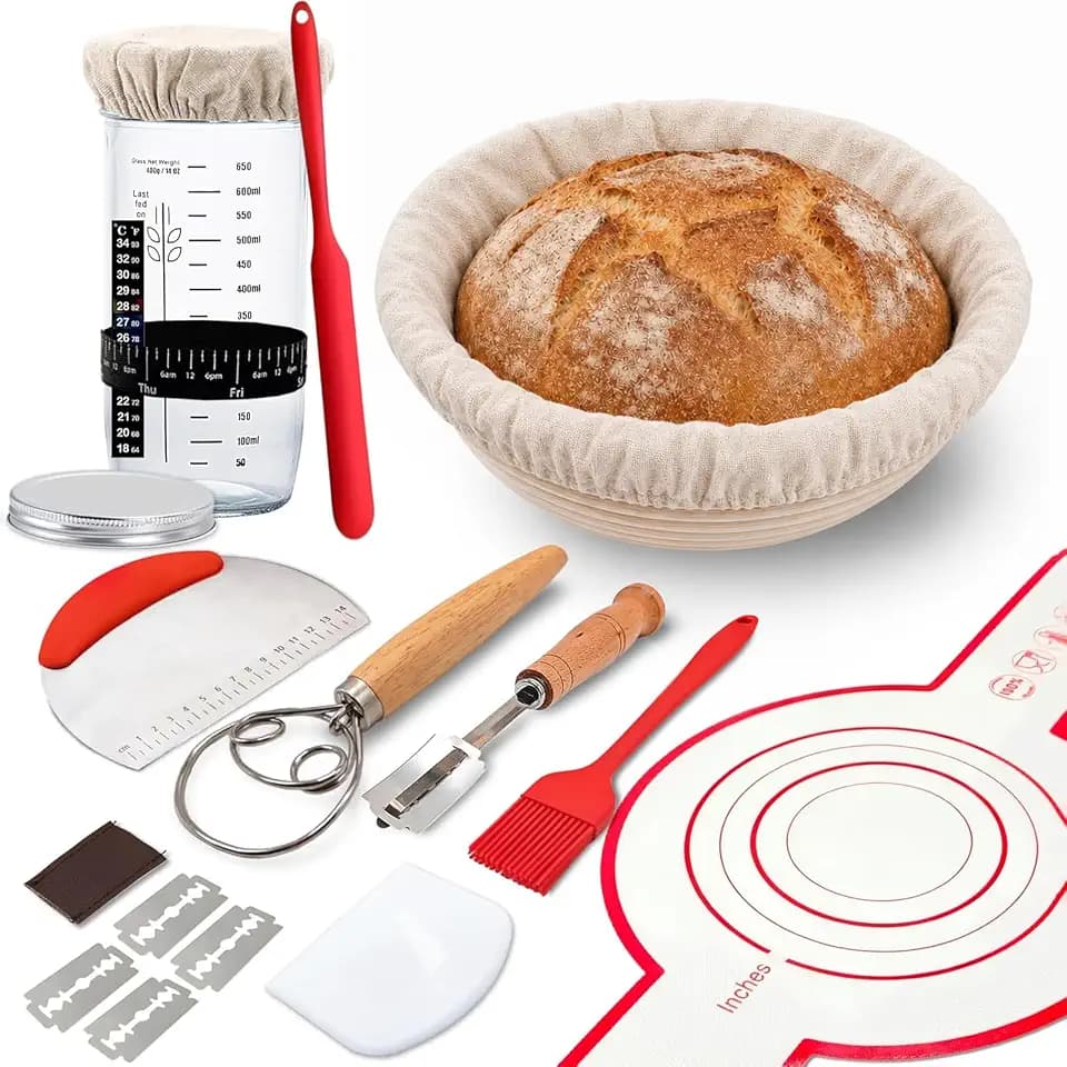Complete Sourdough Starter Kit, 15-Piece Set