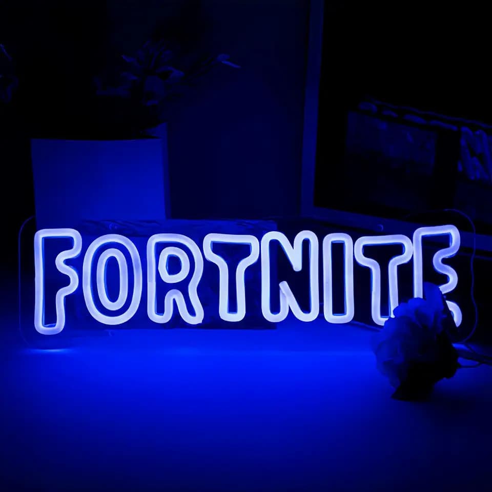 Gamer Neon Sign, Shooting Game Neon Signs for Wall Decor - 10 Level Bright Blue LED Light, Gaming Room Décor for Teen Boys Gift Ideas, 16.93x5.07in Acrylic, USB Powered, Perfect Gifts for Game Fans