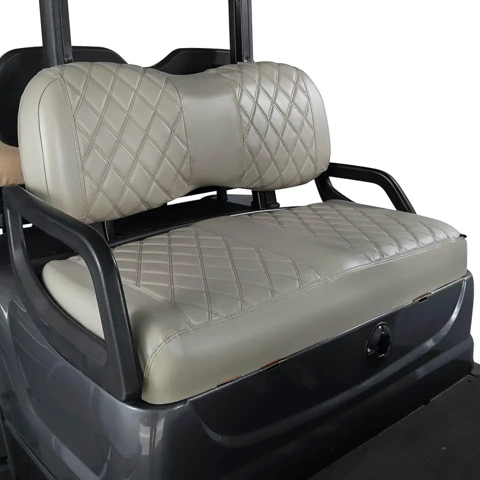 NOKINS Golf Cart Diamond seat Cover for Club Car EZGO Yamaha, Golf cart Vinyl seat Cover