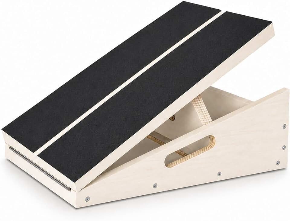 MUCITAGF Wooden Slant Board for Calf Stretching, Calf Stretch Board