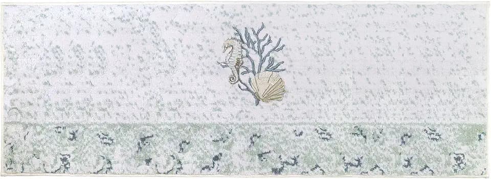 Avanti-Linens - Coastal Bathroom Rug 24x60, Soft & Absorbent Cotton