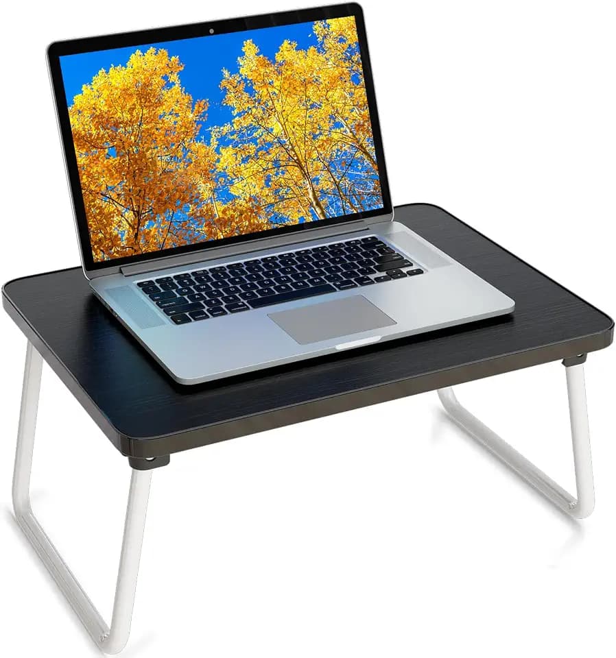 Foldable Lap Desk, Laptop Stand Bed Table Tray for Couch