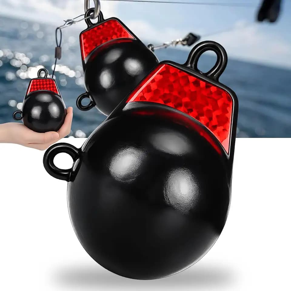 Hollowfly Coated Downrigger Ball Weight with Keel