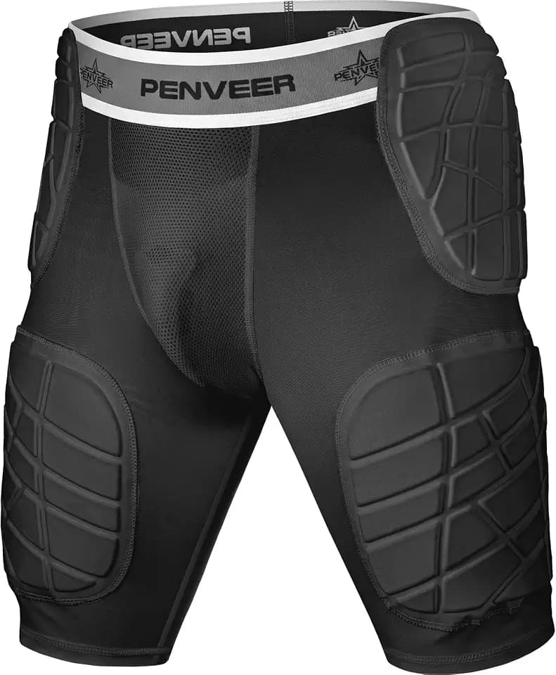5.0 Football Girdle for Men with Cup Pocket, and Integrated 5 Pads