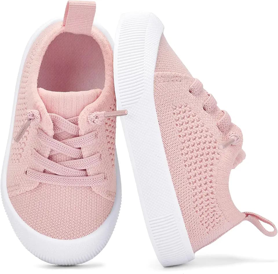 BACSAC Baby Toddler First Walker Walking Shoes for Boys Girls 6-36 Months