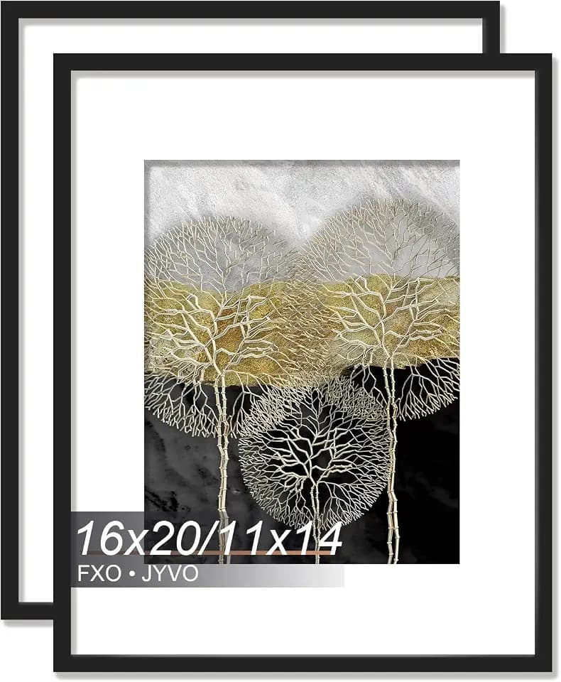 16x20 Picture Frame Set of 2 for Photo Poster Horizontally/Vertically