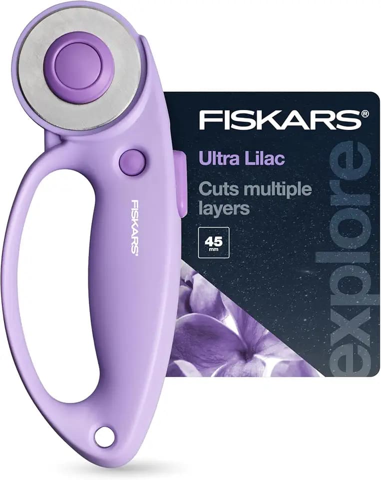 Fiskars 45mm Loop Rotary Cutter for Fabric, Arts, Crafts & Sewing