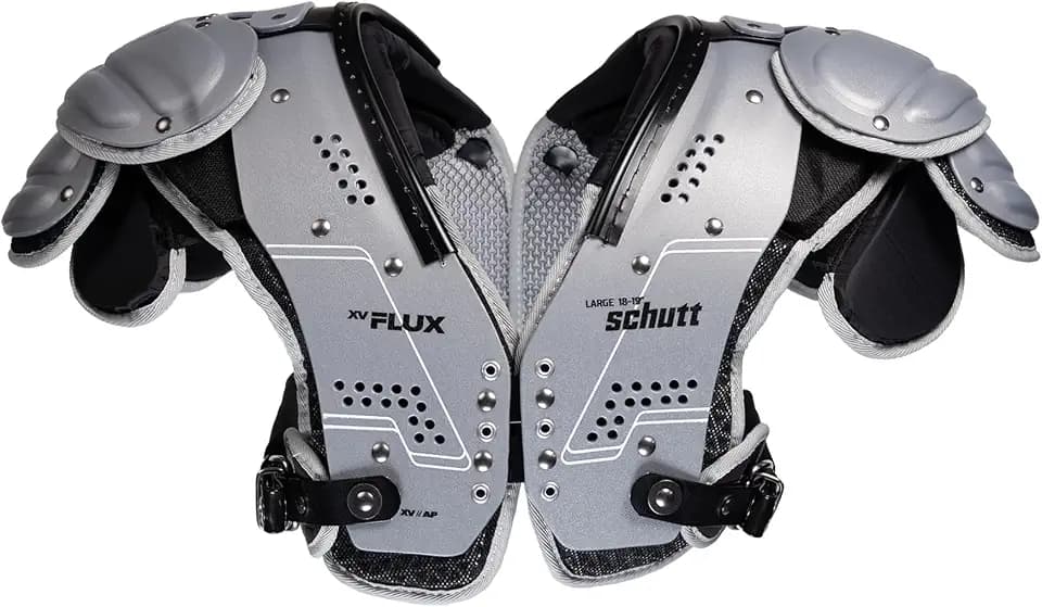 Schutt XV All-Purpose Football Shoulder Pads for Running Back, Linebacker, Tight End