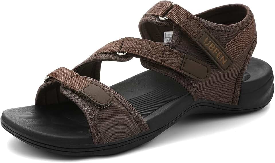 UBFEN Womens Hiking Water Sport Sandals with Arch Support