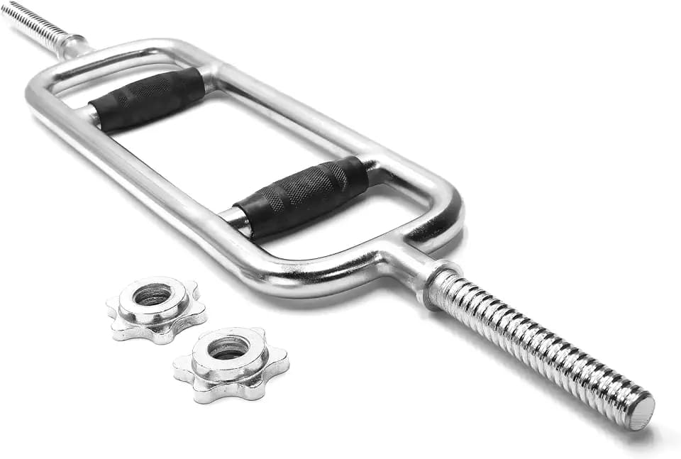 CAP Barbell Standard Threaded 34" Triceps Bar | Multiple Options