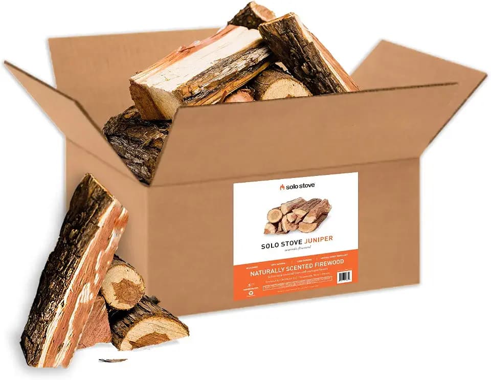 Solo Stove Juniper Firewood | Kiln Dried Natural Wood, 6 to 8 Logs