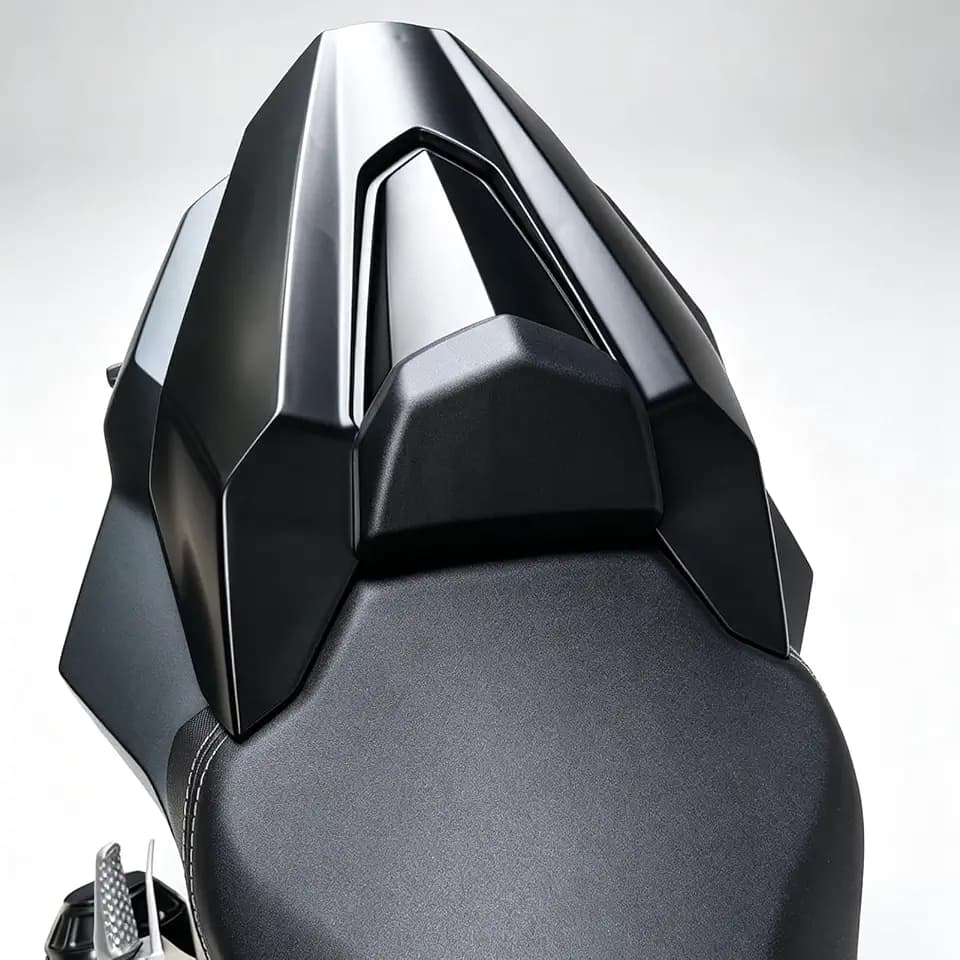 Motorrad Hinten Sozius-Sitz,Fondpassagier Soziusabdeckung ABS Heckabdeckung Sitzverkleidung Replacement for CB650R CBR 650R CB 650 R 2019 2020 Zubehör (Matt-schwarz)