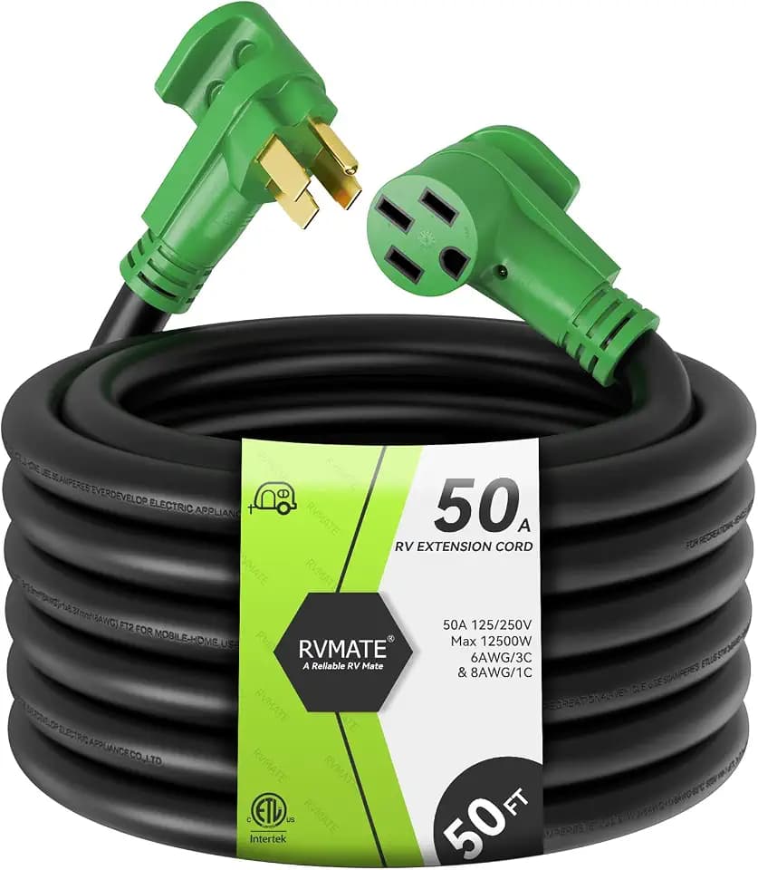 RVMATE 50 Amp 50 Foot RV/EV Extension Cord