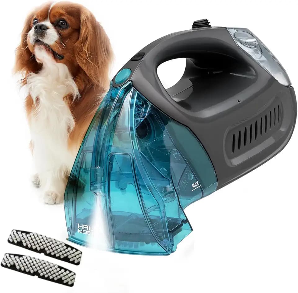 Hausmeister Hydroflex Carpet Cleaner Machine, Upholstery Cleaner Machine for Couch, Car Seats & Pet Stains, 500W Powerful Handheld Deep Cleaner with 3 Brush Heads (Machine Only)