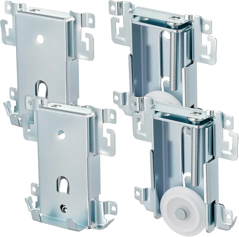 Therwen 4 Pcs 1-7/16 Inch Sliding Mirror Closet Door Roller Replacement