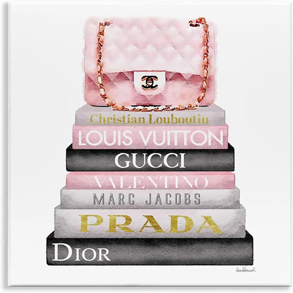Watercolor High Fashion, 12 x 12 Inch Mounted Print on Wall Plaque