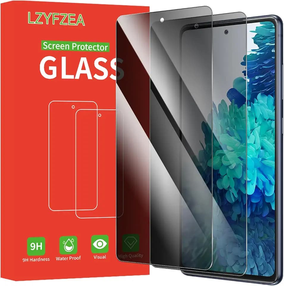 2 Stück,Sichtschutzfolie für Samsung Galaxy S20 FE 5G, Privacy Panzerglas, Anti-Spähen, 9H Härte, Bläschenfrei,Gehärtetes Glas Schutzfolie, Anti-Kratzer