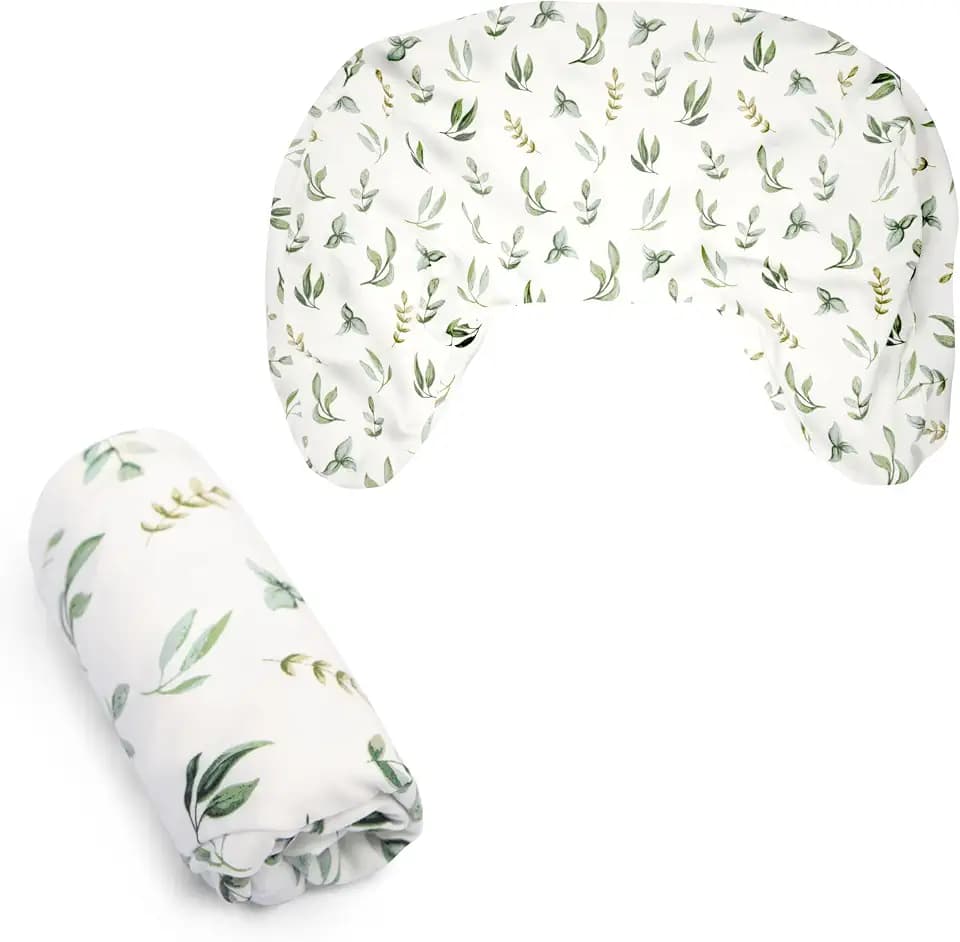 Boppy Nursing Pillow Cover, Organic Cotton Slipcover for Feeding Pillow