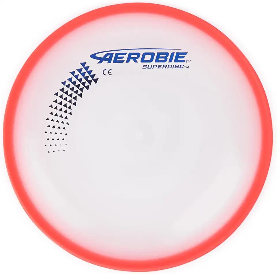 Aerobie Superdisc Outdoor Flying Disc with Rubber Spoiler Rim for Ages 5+
